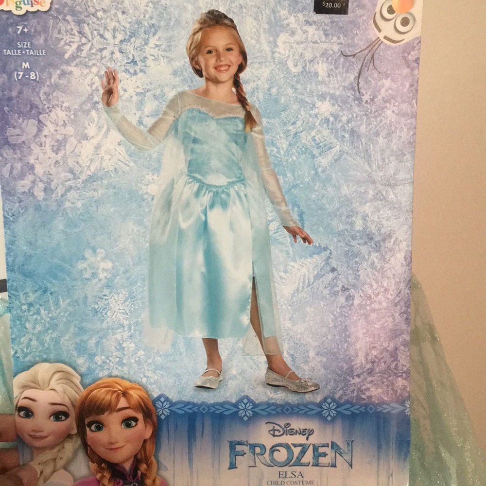 Disney Frozen Halloween Costume - Girls Medium 7/8